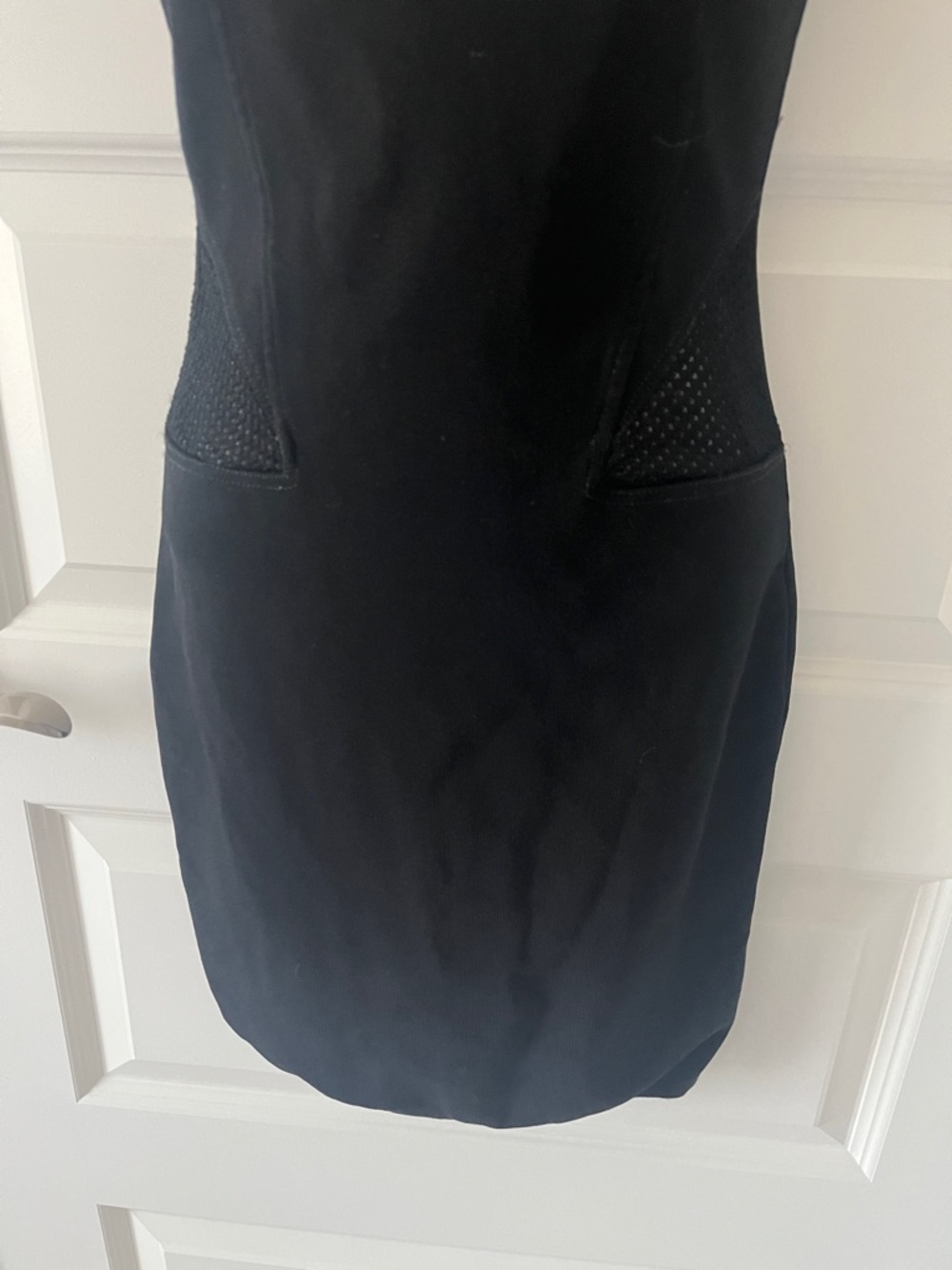 Zara Black Mini Dress with Square Neck - Picture 6 of 11